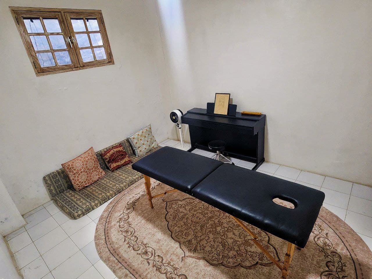 Healing room at La Portal Shamballah